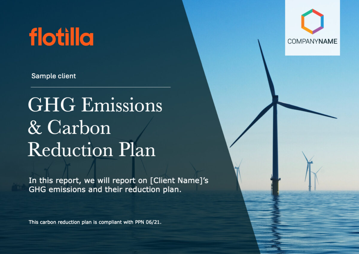 GHG emissions & Carbon Reduction Plan image