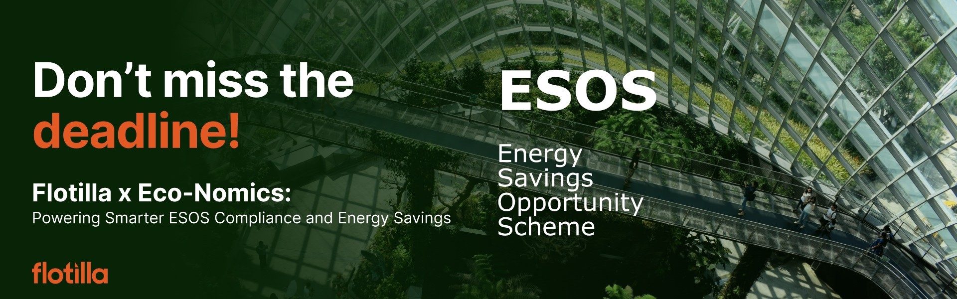 Flotilla and Eco-Nomics Partner to Simplify ESOS Compliance and Unlock Energy Savings